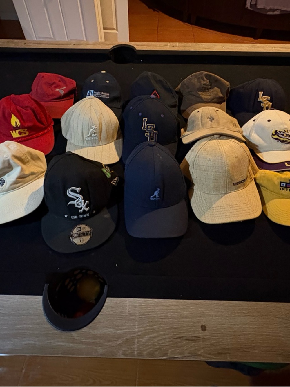 Lot of 15 Assorted Baseball Caps Lot - Mixed Colors